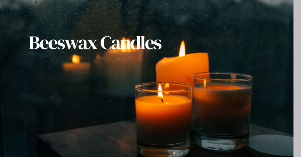 Natural Air Cleaners : Bees wax candles