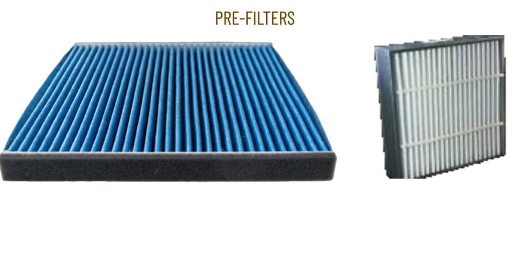 air filter types : Pre filter