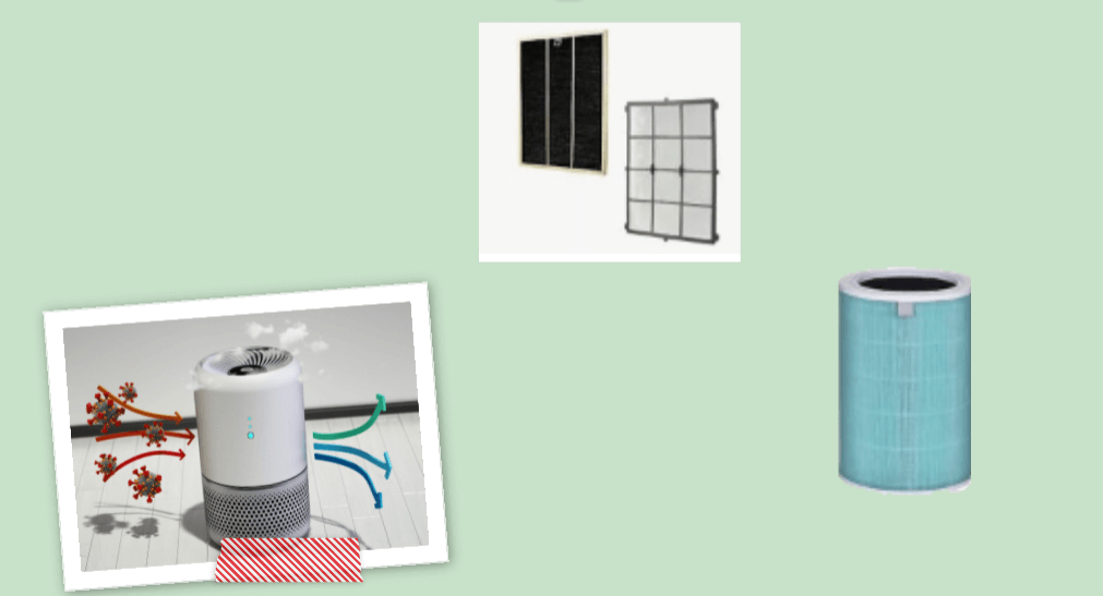 Antibacterial Filters in Air Purifier