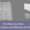 pre filter for AHU